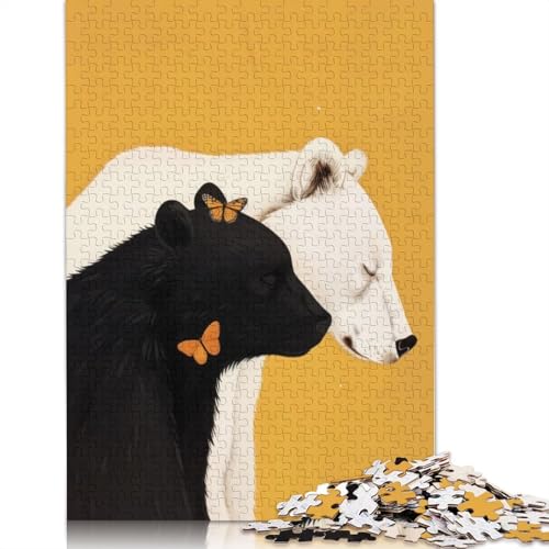 Harmony in Nature Puzzles 1000 Teile Schwer Puzzle Spielzeug Lernspiel Impossible Herausforderungsspielzeug Für Erwachsene Und Kinder Ab 14 Jahren 1000pcs (38x26cm) von LMYmoney