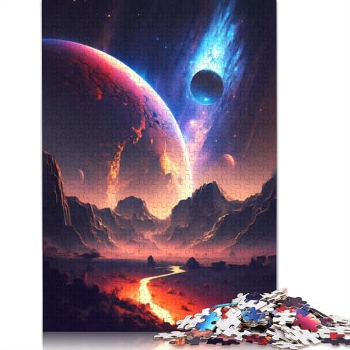 Himmlische Blütenlandschaft, 520-teiliges Puzzle, ab 18 Jahren, Lernspiele, Puzzles für Erwachsene, für Frauen, für Kinder ab 12 Jahren, 520 Teile (52 x 38 cm) von LMYmoney