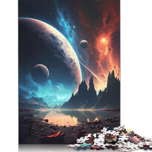 Himmlische Naturlandschaft, Puzzlespielzeug für Erwachsene, Lernspiel, Puzzlespiele für Erwachsene für Frauen und Männer, 1500 Teile (85 x 57 cm) von LMYmoney