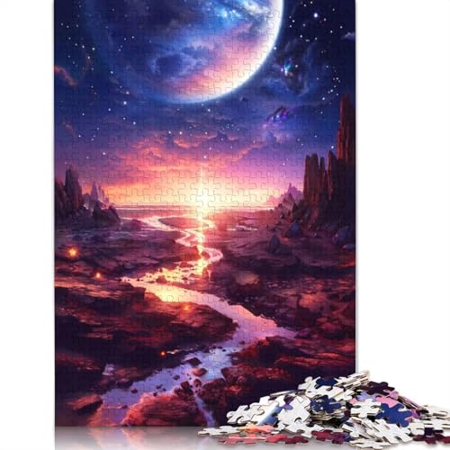 Himmlische Wildnis-Puzzles, rechteckig, Papp-Puzzle, Geschenk für Kinder ab 12 Jahren, 520 Teile (52 x 38 cm) von LMYmoney