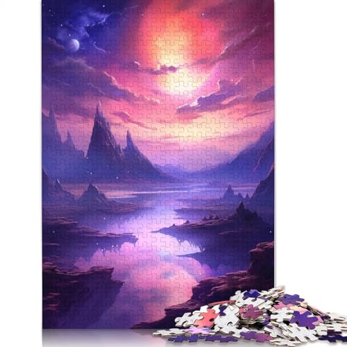 Himmlische Wildnis-Puzzles für Erwachsene, 520 Teile, rechteckiges Papppuzzle, Geschenke für Männer, für Jungen oder Mädchen, 520 Teile (52 x 38 cm) von LMYmoney