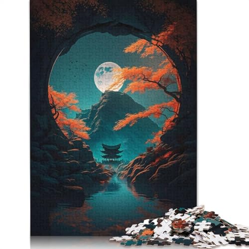 Höhlentor-Puzzle für Erwachsene, Entspannungs-Herausforderungsspielzeug, Erwachsenenpuzzles für Frauen, für Kinder ab 12 Jahren, 520 Teile (52 x 38 cm) von LMYmoney