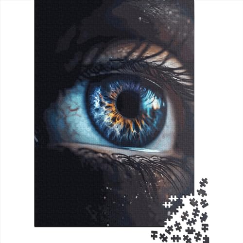 Human Eye Puzzles 1000 Teile Schwer Puzzle Spielzeug Lernspiel Impossible Herausforderungsspielzeug Für Erwachsene Kinder 1000pcs (38x26cm) von LMYmoney