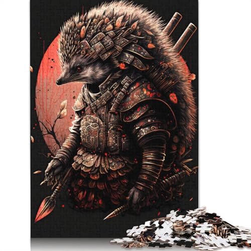 Igel-Tierpuzzle für Erwachsene ab 18 Jahren, Upe-Lernspiele, Puzzle für Erwachsene und Kinder, 1500 Teile (85 x 57 cm) von LMYmoney