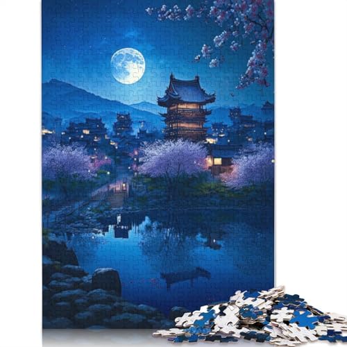 Japanische Tempel-Puzzles für Erwachsene, 1000-teiliges Puzzle für Teenager ab 12 Jahren, 1000 Teile (75 x 50 cm) von LMYmoney