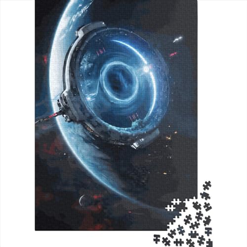 Jumpgate Puzzles 1000 Teile Schwer Puzzle Spielzeug Lernspiel Impossible Herausforderungsspielzeug Für Erwachsene Und Kinder Ab 12 Jahren 1000pcs (75x50cm) von LMYmoney