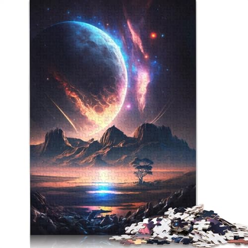 Jupiter-Landschafts-Puzzle für Erwachsene, kreative Spiele, Puzzle-Geschenk für Jungen oder Mädchen, 520 Teile (52 x 38 cm) von LMYmoney
