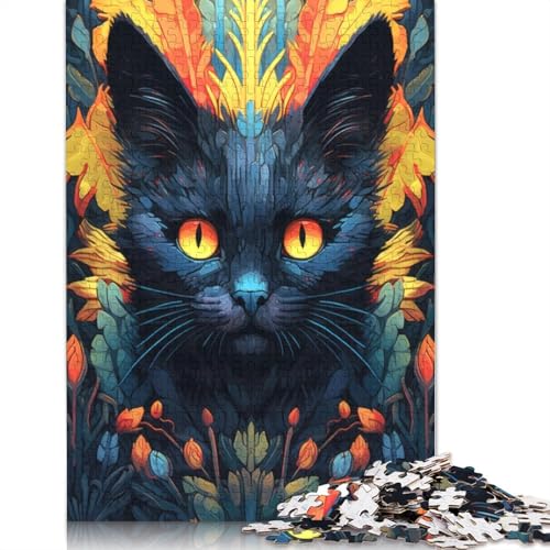 Katzen-Ornamentporträt 2, Puzzlefreundliche Materialien, 100 Prozent recycelte Pappe, Puzzle für Erwachsene und Kinder, 1000 Teile (26 x 38 cm) von LMYmoney