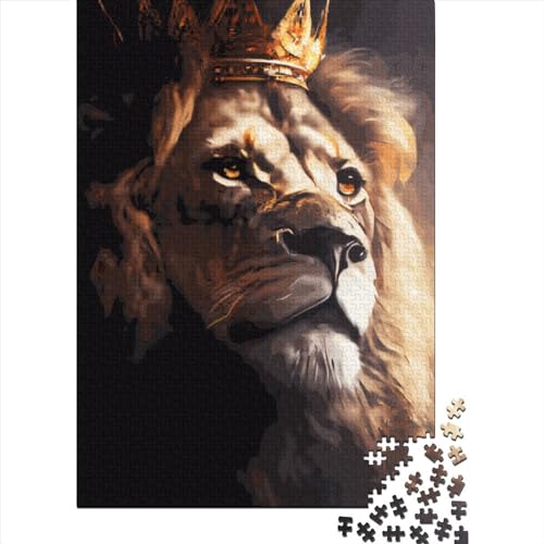 King Forest Puzzle 1000 Teile Schwer Puzzle Spielzeug Lernspiel Impossible Herausforderungsspielzeug Für Erwachsene Kinder 1000pcs (75x50cm) von LMYmoney