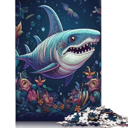 King Ocean Puzzle 1000 Teile Schwer Puzzle Spielzeug Lernspiel Impossible Herausforderung Spielzeug Für Erwachsene Kinder 1000pcs (75x50cm) von LMYmoney