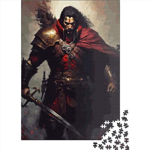 King Swordsman Puzzles 1000 Teile Schwer Puzzle Spielzeug Lernspiel Impossible Herausforderungsspielzeug Für Erwachsene Und Kinder Ab 14 Jahren 1000pcs (38x26cm) von LMYmoney