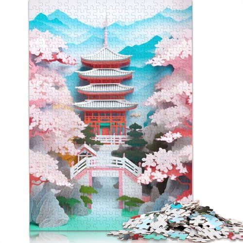 Kirschblüten-Puzzle, 1500 Teile, ab 18 Jahren, Lernspiele, Puzzle für Erwachsene, für Frauen, für Kinder ab 12 Jahren, 1500 Teile (85 x 57 cm) von LMYmoney