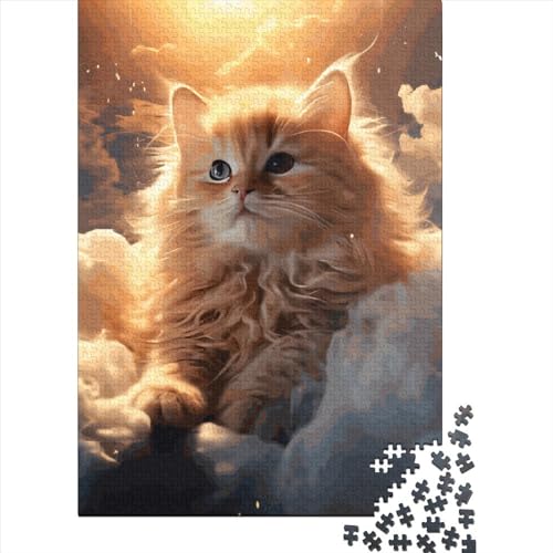 Kitten Puzzle 1000 Teile Schwer Puzzle Spielzeug Lernspiel Impossible Herausforderung Spielzeug Für Erwachsene Und Kinder in Bewährter 1000pcs (38x26cm) von LMYmoney