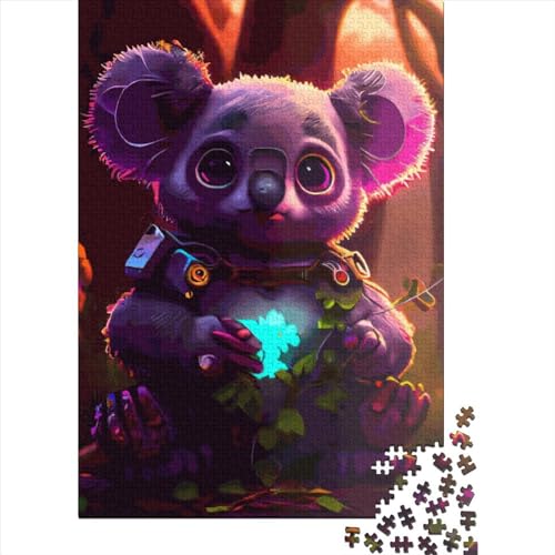 Koala Puzzle 1000 Teile Schwer Puzzle Spielzeug Lernspiel Impossible Herausforderungsspielzeug Für Erwachsene Und Kinder Ab 12 Jahren 1000pcs (38x26cm) von LMYmoney