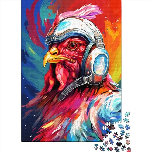 Künstlerisches Astronauten-Schwanz-Puzzle, anpassbare Bilder, 100% recycelter Karton, Puzzle für Erwachsene und Teenager, einzigartiges Geschenk, 1000 Teile (75 x 50 cm) von LMYmoney