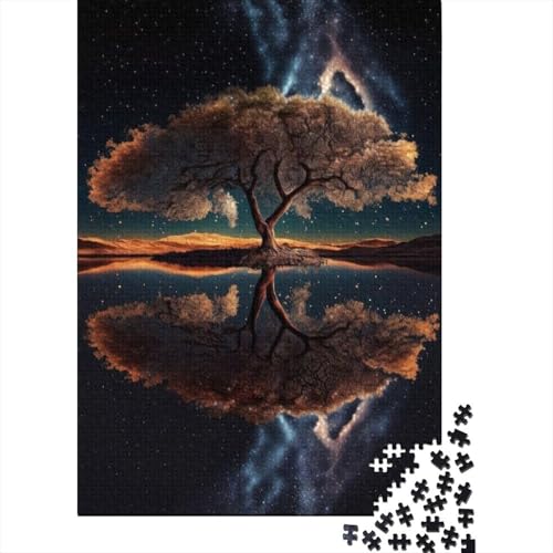 Künstlerisches Fantasiebaum-Puzzle, Denksportaufgabe, Premium-Karton-Puzzle für Kinder und Erwachsene ab 12 Jahren, 1000 Teile (75 x 50 cm) von LMYmoney