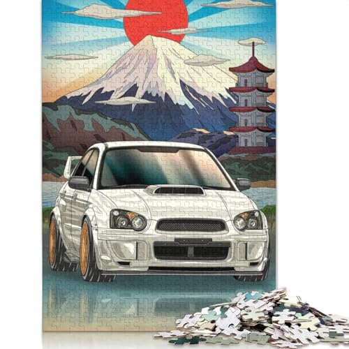 Kunst-Sportwagen-Puzzle, Dekompressionsspielzeug, rechteckiges Holzpuzzle für Kinder und Erwachsene ab 12 Jahren, Geschenke, 1000 Teile (75 x 50 cm) von LMYmoney