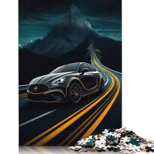 Kunst-Sportwagen-Puzzle, Dekompressionsspielzeug, rechteckiges Holzpuzzle für Kinder und Erwachsene ab 12 Jahren, Geschenke, 1500 Teile (85 x 57 cm) von LMYmoney