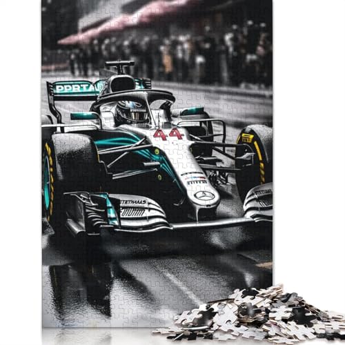 Kunst-Sportwagen-Puzzle, Denksportaufgabe, 100% recyceltes Holzpuzzle für Kinder und Erwachsene ab 12 Jahren, Vatertagsgeschenk, 1500 Teile (85 x 57 cm) von LMYmoney
