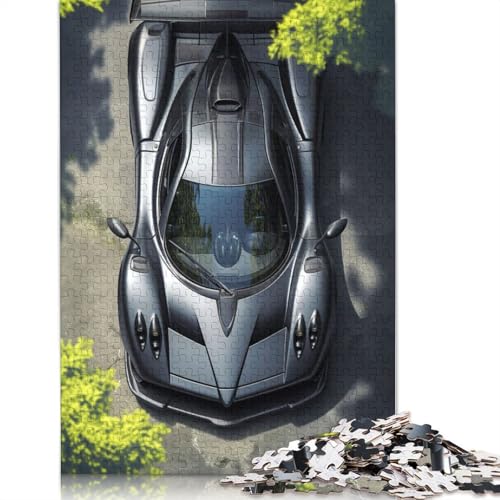 Kunst-Sportwagen-Puzzle, Denksportaufgabe, 100% recyceltes Holzpuzzle für Kinder und Erwachsene ab 12 Jahren, Vatertagsgeschenk, 1500 Teile (85 x 57 cm) von LMYmoney