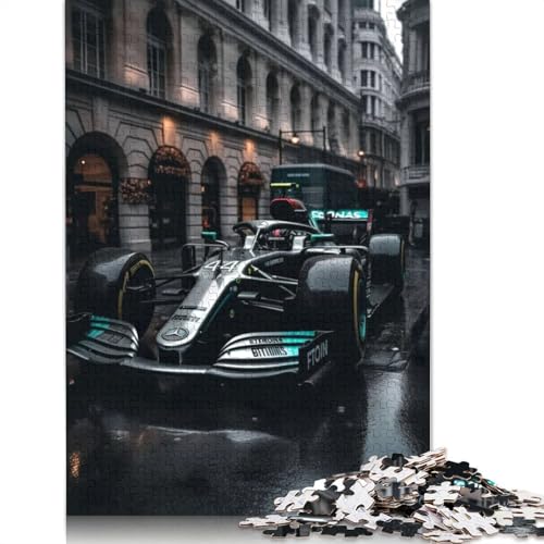 Kunst-Sportwagen-Puzzle, Denksportaufgabe, 100% recyceltes Holzpuzzle für Kinder und Erwachsene ab 12 Jahren, Vatertagsgeschenk, 1500 Teile (85 x 57 cm) von LMYmoney