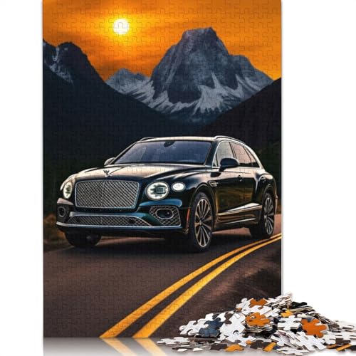Kunst-Sportwagen-Puzzle, Lernspiele, Familienaktivitäten, Holzbrett-Puzzle für Frauen und Männer, Geschenk, 1000 Teile (75 x 50 cm) von LMYmoney