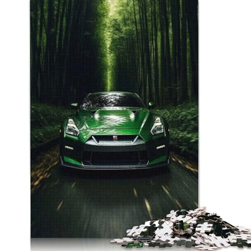 Kunst-Sportwagen-Puzzle, Lernspiele, Familienaktivitäten, Holzbrett-Puzzle für Frauen und Männer, Geschenk, 1500 Teile (85 x 57 cm) von LMYmoney