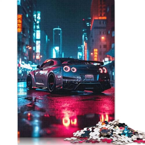Kunst-Sportwagen-Puzzle, Lernspiele, Familienaktivitäten, Holzbrett-Puzzle für Frauen und Männer, Geschenk, 520 Teile (52 x 38 cm) von LMYmoney