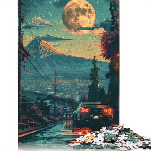 Kunst-Sportwagen-Puzzle, Lernspiele, Familienaktivitäten, Holzbrett-Puzzle für Frauen und Männer, Geschenk, 520 Teile (52 x 38 cm) von LMYmoney