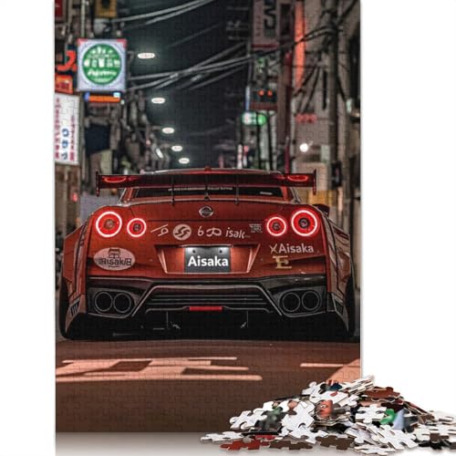 Kunst-Sportwagen-Puzzle, Lernspiele, Familienaktivitäten, Holzbrett-Puzzle für Frauen und Männer, Geschenk, 520 Teile (52 x 38 cm) von LMYmoney