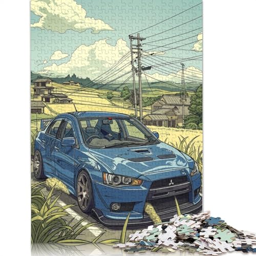 Kunst-Sportwagen-Puzzle, anpassbare Bilder, 100% recyceltes Holzpuzzle für Erwachsene und Teenager, einzigartiges Geschenk, 520 Teile (52 x 38 cm) von LMYmoney
