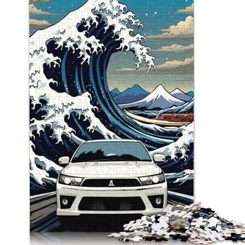 Kunst-Sportwagen-Puzzle, anpassbare Bilder, 100% recyceltes Holzpuzzle für Kinder und Erwachsene ab 12 Jahren, einzigartiges Geschenk, 1500 Teile (85 x 57 cm) von LMYmoney