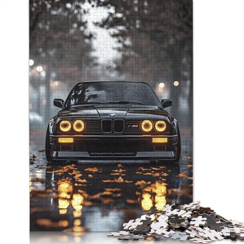 Kunst-Sportwagen-Puzzle, anpassbare Bilder, 100% recyceltes Holzpuzzle für Kinder und Erwachsene ab 12 Jahren, einzigartiges Geschenk, 520 Teile (52 x 38 cm) von LMYmoney