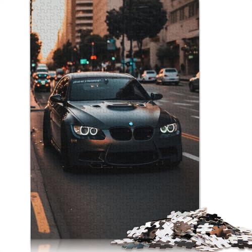 Kunst-Sportwagen-Puzzle, einzigartige Heimdekoration, 100% recyceltes Holzpuzzle für Jungen oder Mädchen, 1500 Teile (85 x 57 cm) von LMYmoney