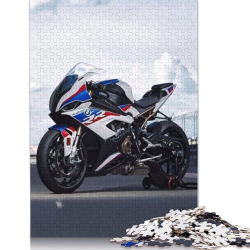 Kunst-Sportwagen-Puzzle, einzigartige Heimdekoration, 100% recyceltes Holzpuzzle für Jungen oder Mädchen, 520 Teile (52 x 38 cm) von LMYmoney