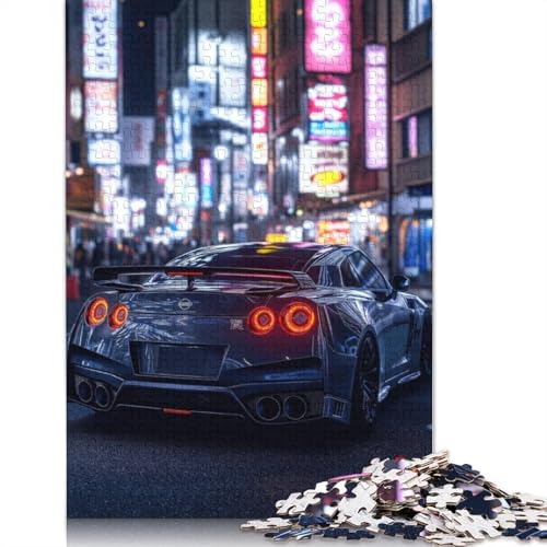Kunst-Sportwagen-Puzzle, herausfordernd und knifflig, 100% recyceltes Holzpuzzle für Erwachsene, Teenager, Geburtstagsgeschenk, 520 Teile (52 x 38 cm) von LMYmoney