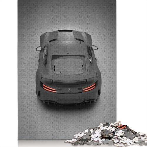 Kunst-Sportwagen-Puzzle, kreative Spiele, 100 Prozent recyceltes Holzpuzzle für Erwachsene, 1500 Teile (85 x 57 cm) von LMYmoney