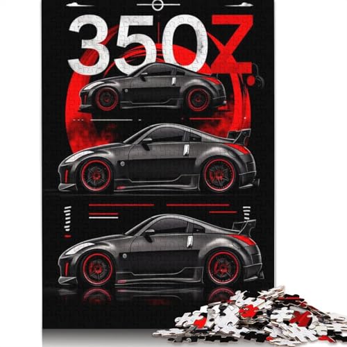 Kunst-Sportwagen-Puzzle, kreative Spiele, 100 Prozent recyceltes Holzpuzzle für Erwachsene, 1500 Teile (85 x 57 cm) von LMYmoney