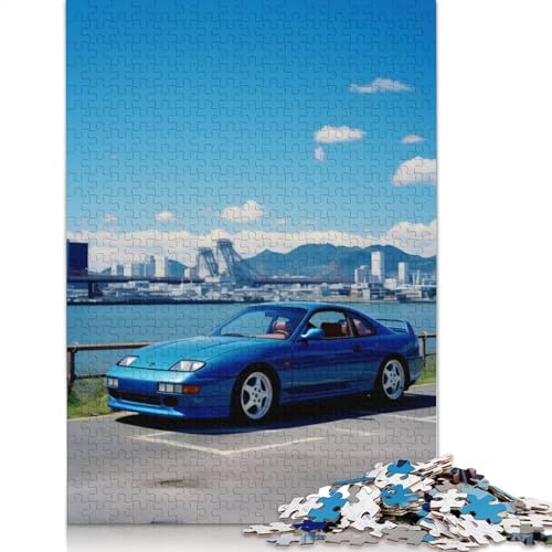 Kunst-Sportwagen-Puzzle, kreative Spiele, 100 Prozent recyceltes Holzpuzzle für Erwachsene, 520 Teile (52 x 38 cm) von LMYmoney