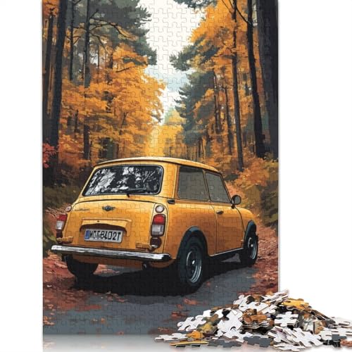 Kunst-Sportwagen-Puzzle, rechteckiges Holzbrett, rechteckiges Holzpuzzle für Erwachsene und Kinder, Geschenke, 1500 Teile (85 x 57 cm) von LMYmoney