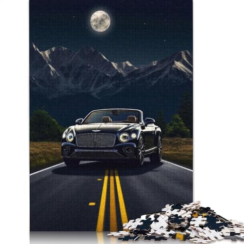 Kunst-Sportwagen-Puzzle, rechteckiges Holzbrett, rechteckiges Holzpuzzle für Erwachsene und Kinder, Geschenke, 520 Teile (52 x 38 cm) von LMYmoney