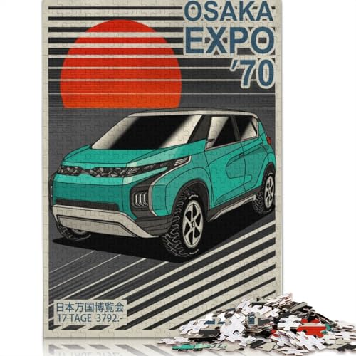Kunst-Sportwagen-Puzzle, schwierige Herausforderung, 100% recyceltes Holzpuzzle für Kinder und Erwachsene ab 12 Jahren, 1500 Teile (85 x 57 cm) von LMYmoney