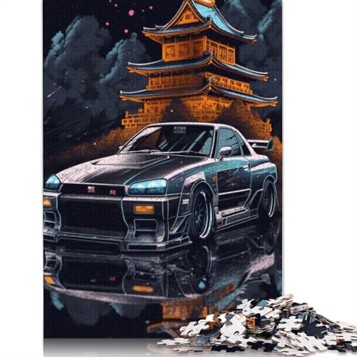 Kunst-Sportwagen-Puzzle, schwierige Herausforderung, 100% recyceltes Holzpuzzle für Kinder und Erwachsene ab 12 Jahren, 1500 Teile (85 x 57 cm) von LMYmoney