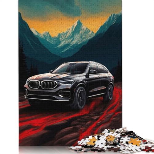 Kunst-Sportwagen-Puzzle, schwierige Herausforderung, 100% recyceltes Holzpuzzle für Kinder und Erwachsene ab 12 Jahren, 1500 Teile (85 x 57 cm) von LMYmoney