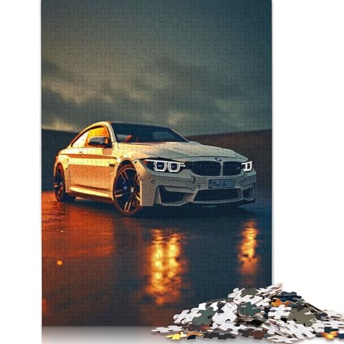 Kunst-Sportwagen-Puzzle, schwieriges, hartes, rechteckiges Holzpuzzle für Erwachsene und Kinder, einzigartiges Geschenk, 1500 Teile (85 x 57 cm) von LMYmoney