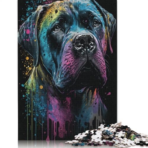 Labrador 1000-teiliges Holzpuzzle für Erwachsene, Puzzle, Lernspiel, Herausforderungsspielzeug, 1000 Stück (75 x 50 cm) von LMYmoney