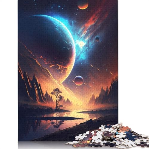 Lake of Planet Landschaftspuzzle für Erwachsene, Lernspiel, Puzzle, Geschenke für Kinder ab 12 Jahren, 1500 Teile (85 x 57 cm) von LMYmoney