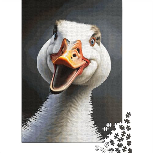Laughing Duck Puzzle 1000-teilige Schwer Puzzle Spielzeug Lernspiel Impossible Herausforderungsspielzeug Für Erwachsene Kinder 1000pcs (38x26cm) von LMYmoney