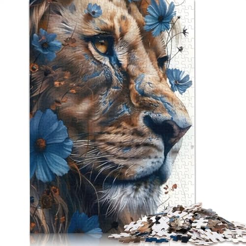 Lion King Puzzle 1000 Teile Schwer Puzzle Spielzeug Pädagogisches Spiel Impossible Herausforderung Spielzeug Für Erwachsene Kinder 1000pcs (75x50cm) von LMYmoney