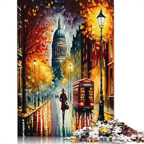 London in Farbe Puzzle für Erwachsene, Lernspiele, Familienaktivitäten, Puzzle für Kinder ab 12 Jahren, 1000 Teile (75 x 50 cm) von LMYmoney
